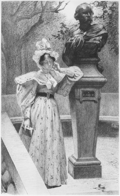 Emma Bovary, frontispiece, illustration from 
